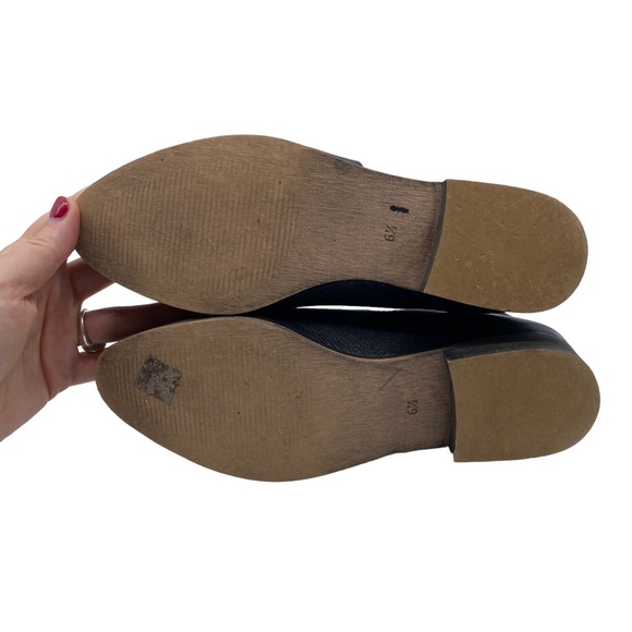 Diba True Loafer No Way Out Women's Black Leather D'Orsay Cut Out Casual 6.5 - Picture 8 of 11